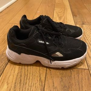 Black adidas falcons